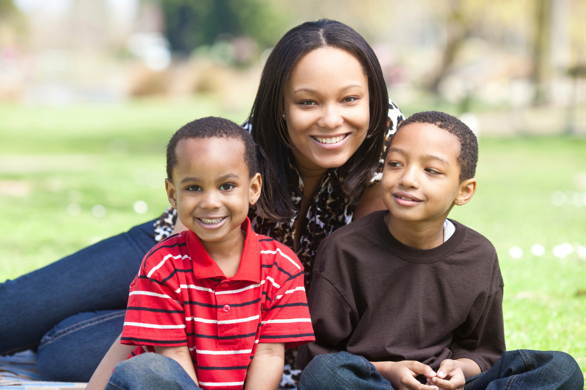 Rhone Family.  Shot at the West Moreland Park